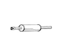BOSAL Silenziatore di scarico anteriore per VW Golf II III Jetta Passat