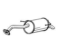BOSAL Silenziatore Finale Per Nissan Note Micra III 145-117