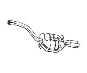 BOSAL Silenzioso Finale Compatibile Per VW Passat Variant 233-155