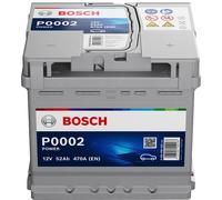 BOSCH 0 092 P00 020 Batteria 12V 52Ah 470A per VW Golf IV Hatchback (1J1) Pol