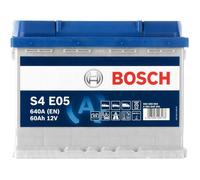 BOSCH 0 092 S4E 051 S4 Batteria 12V 60Ah 640A L2 per VW Polo Hatchback TIGUAN
