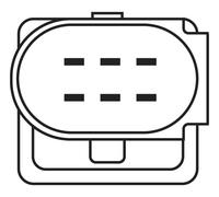BOSCH 0 258 007 353 Sonda lambda per AUDI,SEAT,VW
