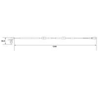 Sensore, velocità ruota BOSCH 0 265 007 666