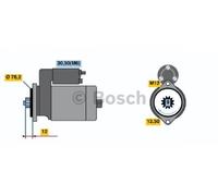 BOSCH 0 986 021 910 Motorino d'avviamento