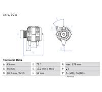 BOSCH Alternatore