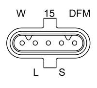 BOSCH 0 986 046 590 Alternatore per MAN