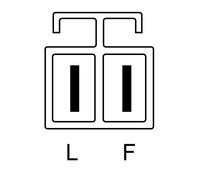 BOSCH 0 986 048 301 Alternatore per OPEL,VAUXHALL