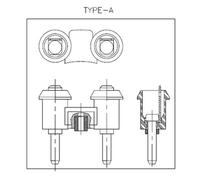BOSCH 0 986 320 111 Clacson per PEUGEOT,RENAULT,VW
