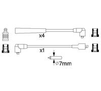 BOSCH 0 986 356 812 Kit cavi accensione per MAZDA