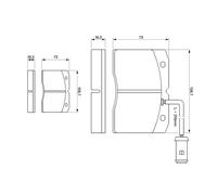 BOSCH 0 986 424 144 Kit pastiglie freno, Freno a disco per IVECO
