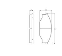 BOSCH 0 986 424 382 Kit pastiglie freno, Freno a disco per TOYOTA,VW