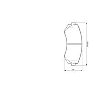 Pastiglie freno 0 986 424 489 BOSCH