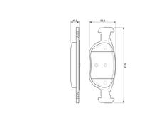 BOSCH 0 986 424 544 Kit pastiglie freno, Freno a disco per FIAT,LANCIA