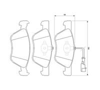 BOSCH 0 986 424 578 Kit pastiglie freno, Freno a disco per ALFA ROMEO,FIAT,LANCI