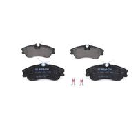 Bosch BP329 - Pastiglie Freni Auto, Asse Anteriore - Qualità Bosch - Riduzione del Rumore e della Polvere - Certificazione ECE-R90 - Senza Rame - 1 Confezione da 4 Pastiglie - Con Accessori