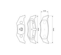 BOSCH 0 986 424 585 Kit pastiglie freno, Freno a disco per CHRYSLER,DODGE