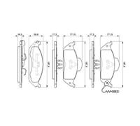 BOSCH 0 986 424 611 Kit pastiglie freno, Freno a disco per MERCEDES-BENZ