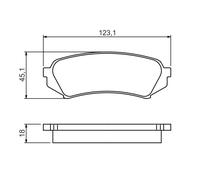 BOSCH 0 986 424 641 Kit pastiglie freno, Freno a disco per LEXUS,TOYOTA