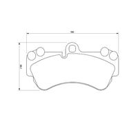 Bosch BP449 - Pastiglie Freni Auto, Asse Anteriore - Qualità Bosch - Riduzione del Rumore e della Polvere - Certificazione ECE-R90 - Senza Rame - 1 Confezione da 4 Pastiglie