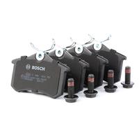 Bosch BP460 - Pastiglie Freni Auto, Asse Posteriore - Qualità Bosch - Riduzione del Rumore e della Polvere - Certificazione ECE-R90 - Senza Rame - 1 Confezione da 4 Pastiglie - Con Accessori