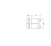 BOSCH 0 986 460 101 Kit pastiglie freno, Freno a disco per ALFA ROMEO,PORSCHE,SA