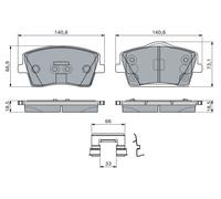 BOSCH 0 986 460 144 Kit pastiglie freni