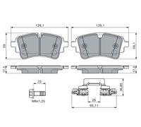 BOSCH 0 986 460 174 Kit pastiglie freno, Freno a disco per AUDI,VW