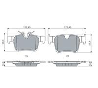 BOSCH 0 986 460 217 Kit pastiglie freni
