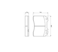 BOSCH 0 986 460 966 Kit pastiglie freno, Freno a disco per MERCEDES-BENZ
