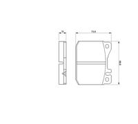 BOSCH 0 986 463 921 Kit pastiglie freni