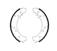 BOSCH 0 986 487 217 Kit ganasce freno per CHEVROLET,LADA