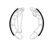 BOSCH 0 986 487 536 Kit ganasce freno per AUDI,VW