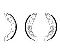 BOSCH 0 986 487 552 Kit ganasce freno per CITROËN,PEUGEOT