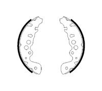 BOSCH 0 986 487 616 Kit ganasce freno per CHEVROLET,SUZUKI