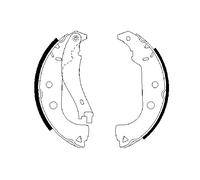 BOSCH 0 986 487 629 Kit ganasce freno per FIAT