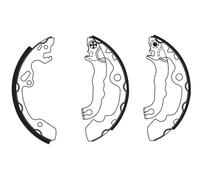 BOSCH 0 986 487 633 Kit ganasce freno per FORD