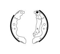 BOSCH 0 986 487 754 Kit ganasce freno per DACIA,LADA,MERCEDES-BENZ,RENAULT
