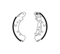 BOSCH 0 986 487 759 Kit ganasce freno per DAIHATSU,TOYOTA
