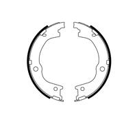 Bosch Ganasce freno a mano 0 986 487 780 – set posteriore