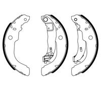 BOSCH 0 986 487 960 Kit ganasce freno per CITROËN,PEUGEOT