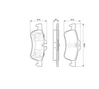 BOSCH 0 986 494 063 Kit pastiglie freni per MINI Schrägheck (R50, R53)