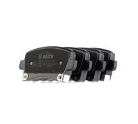 Bosch Pastiglie freni posteriori BP1233 – 4 pz – riduzione rumore e polvere, ECE-R90, senza rame