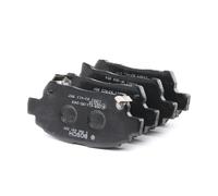 Bosch BP1223 - Pastiglie Freni Auto, Asse Anteriore - Qualità Bosch - Riduzione del Rumore e della Polvere - Certificazione ECE-R90 - Senza Rame - 1 Confezione da 4 Pastiglie