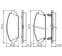 BOSCH 0 986 494 414 Kit pastiglie freni