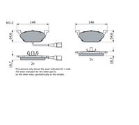 BOSCH 0 986 494 524 Kit pastiglie freno, Freno a disco