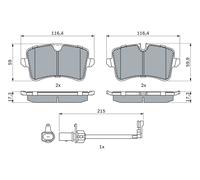 BOSCH 0 986 494 916 Kit pastiglie freni