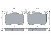 BOSCH 0 986 494 985 Kit pastiglie freno, Freno a disco per MERCEDES-BENZ