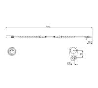 BOSCH 0 986 594 512 Sensore ABS