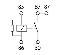 BOSCH 0 986 AH0 204 Relè, Corrente di lavoro