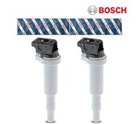 Bosch 0221504800 Bobina Accensione 2x Per BMW E81 X1 Z4 X4 X3 X5 Mini Peugeot